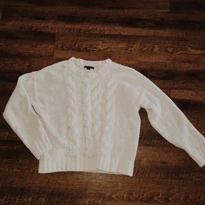 Cable knit sweater